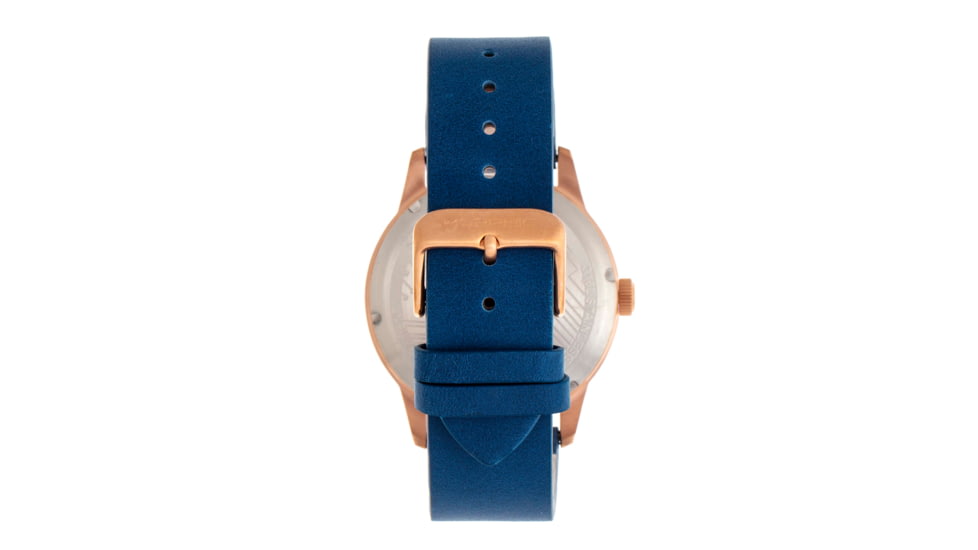 Morphic M77 Series Leather-Band Watch, Blue, One Size, MPH7705