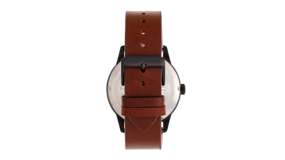 Morphic M77 Series Leather-Band Watch, Brown, One Size, MPH7706
