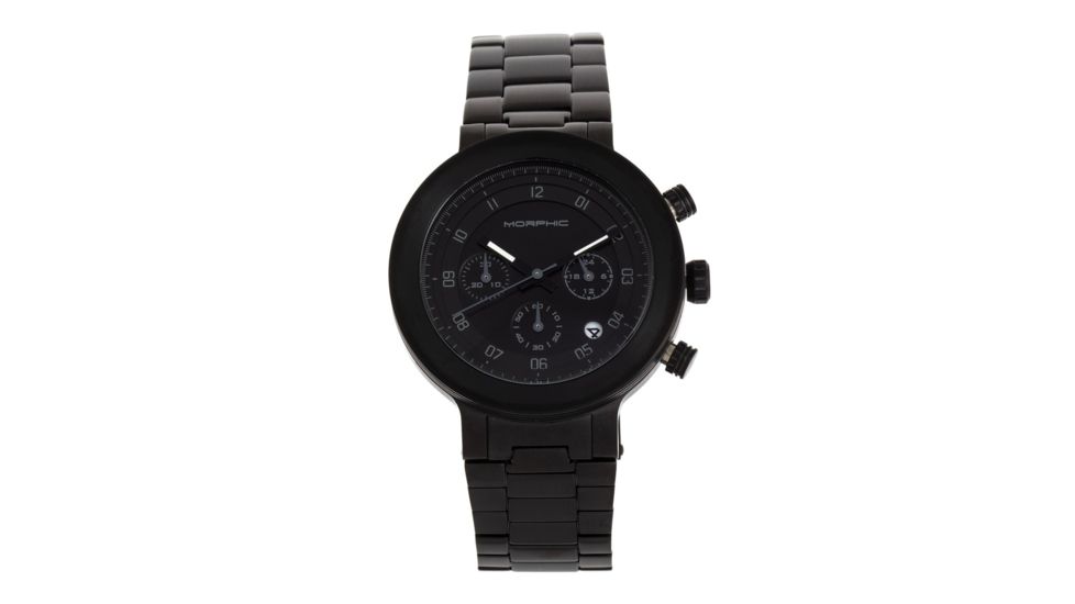 Morphic M78 Series Chronograph Bracelet Watch, Black/Black, One Size, MPH7807