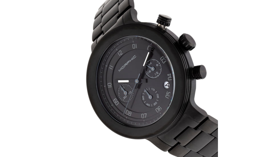 Morphic M78 Series Chronograph Bracelet Watch, Black/Black, One Size, MPH7807
