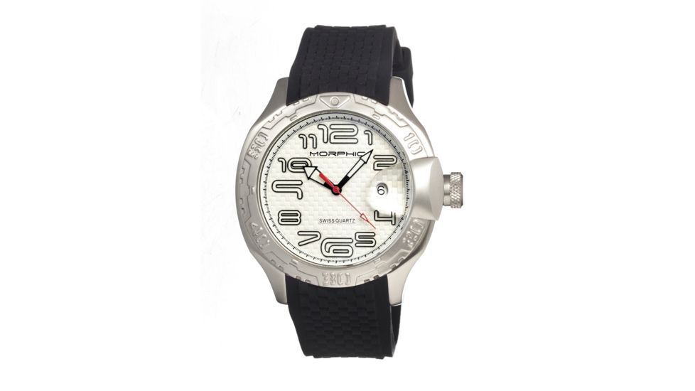Morphic M9 Series Mens Watch, Black-Silver-White MPH0901