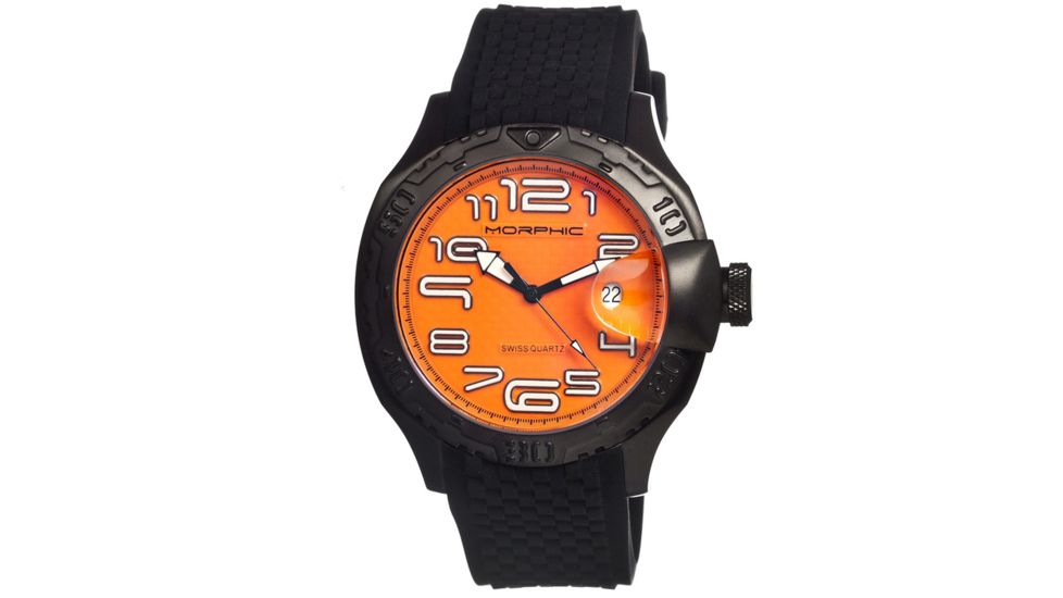 Morphic M9 Series Mens Watch, Black-Orange MPH0906