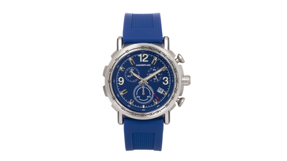 Morphic Morphic M93 Series Chronograph Strap Watch w/Date, Blue, One Size, MPH9302