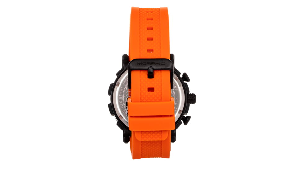 Morphic Morphic M93 Series Chronograph Strap Watch w/Date, Orange, One Size, MPH9305