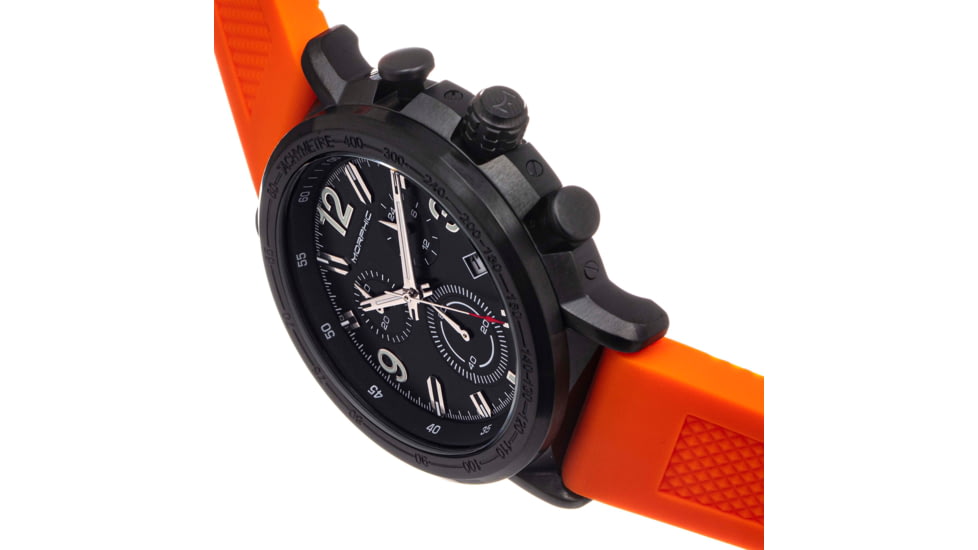 Morphic Morphic M93 Series Chronograph Strap Watch w/Date, Orange, One Size, MPH9305