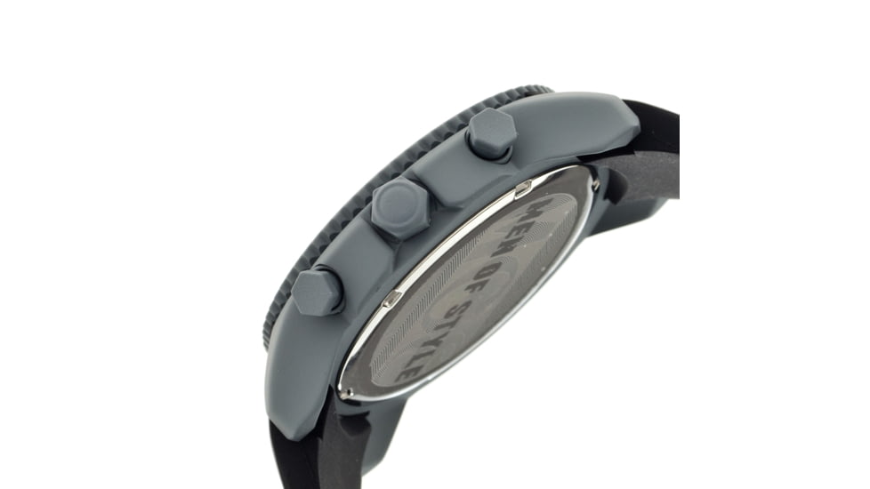 MOS TK102 Tokyo Mens Watch, 45mm, Black Strap, Grey Dial MOSTK102