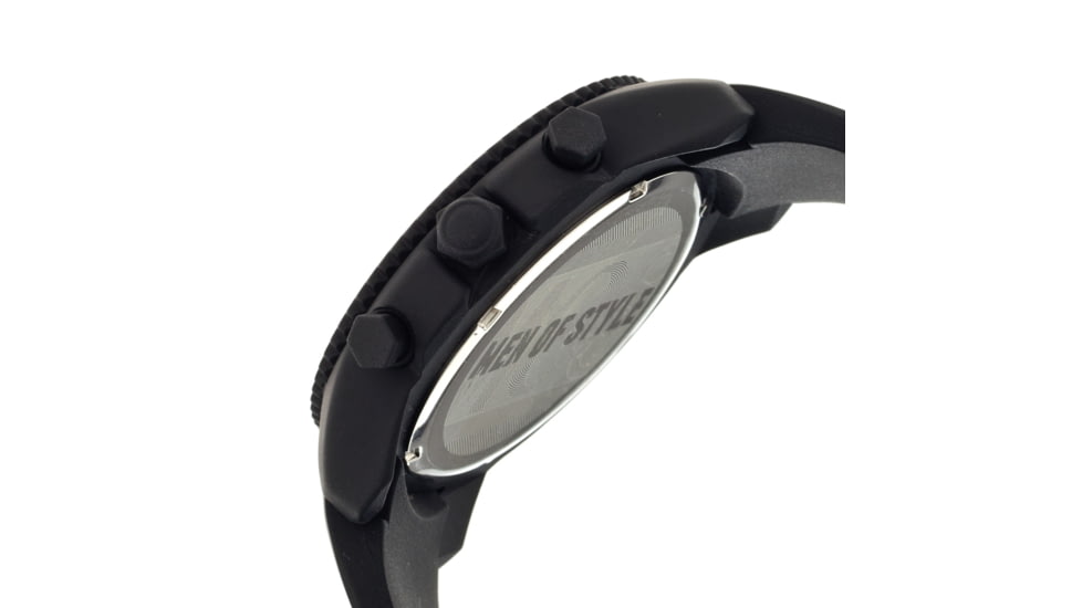 MOS TK103 Tokyo Mens Watch, 45mm, Black Strap, Red Dial MOSTK103