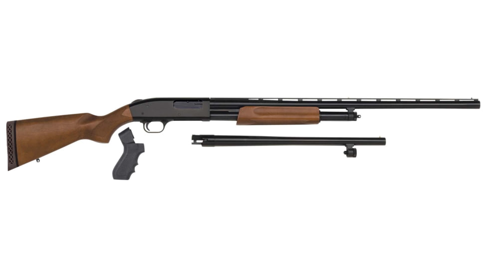Mossberg 500 Pump Action Shotgun, 12 Gauge, 18.50 in barrel, Ambidextrous Top Tang Safety, 5 Round, 54169-FRRMPG