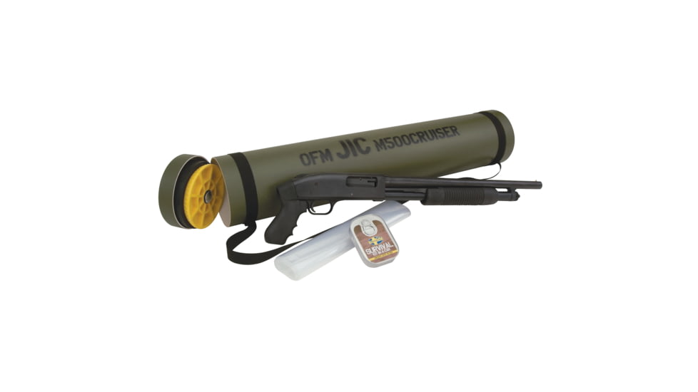 Mossberg 500 Tactical Jic 3in Pump Shotgun, 12 Gauge, 18.5in BBL, Synthetic Black Stock, 6RD Capacity, Blued, 51340