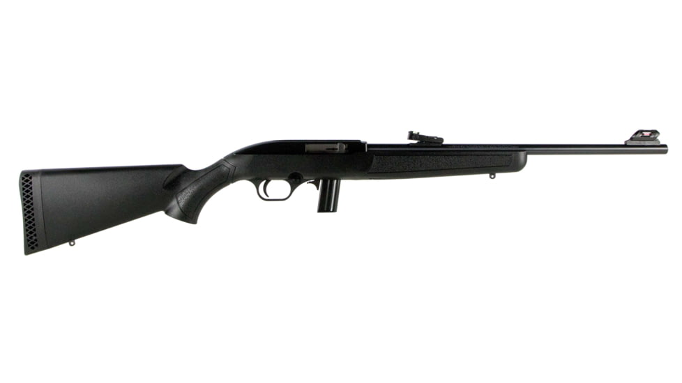 Mossberg 702 Plinkster Semi-Auto Rifle, .22 Long Rifle, 18in Barrel, 1-16, Synthetic Black Stock, Blued , 10RD, 37072-FRRMPG