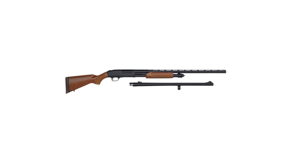 Mossberg 835 Combo 3.5in Field Pump Shotgun, 12 Gauge, 28in VR and 24in Rifled BBL, Walnut Stock, Blued, 68224