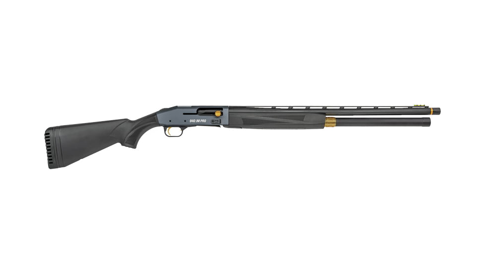 Mossberg 940 Jm Pro 3in Field Semi-Auto Shotgun, 12 Gauge, 24in BBL, Synthetic Black Stock, Optic Ready, 9+1 Capacity, Matte Tungsten, 85165