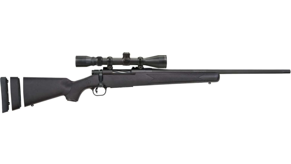 Mossberg Patriot Super Bantam Combo Bolt Action Rifle, .350 Legend, 22in Barrel, 1-10, 3-9x40mm Scope, Synthetic Stock, Blued Black, 28094-FRRMPG