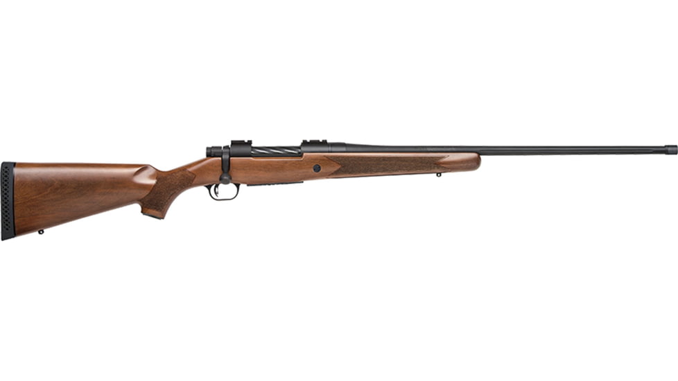 Mossberg Patriot Bolt Action Rifle, .300 Winchester Magnum, 24in 5/8x24 TPI Barrel, 1-10, Walnut Wood Stock, Blued, 28132-FRRMPG