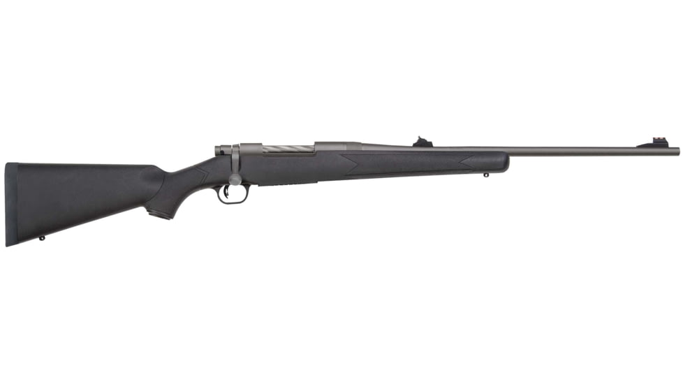 Mossberg Patriot Bolt Action Rifle, .375 Ruger, 22in Barrel, 1-12, Synthetic Black Stock, Stainless, 28073-FRRMPG