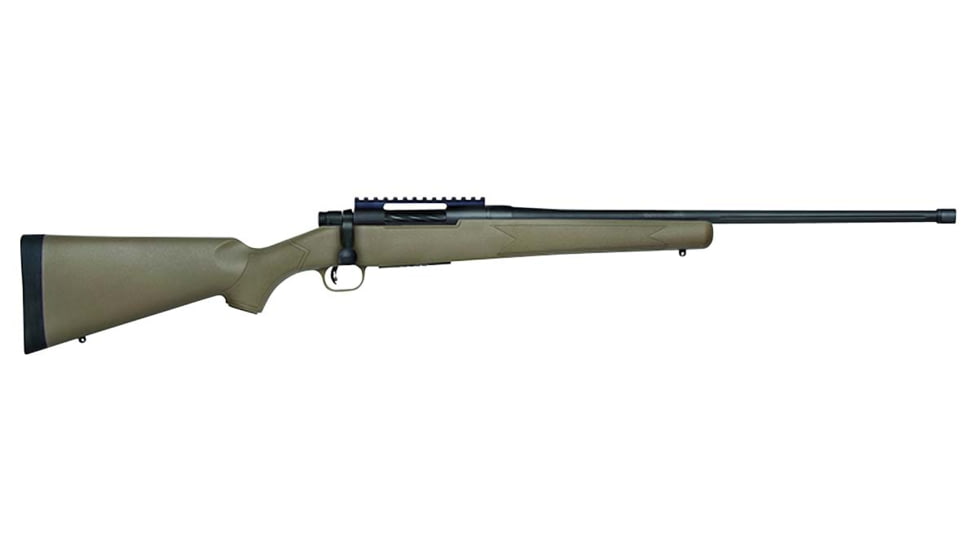 Mossberg Patriot Bolt Action Rifle, 6.5mm Creedmoor, 22in Barrel, 1-10, Synthetic Flat Dark Earth Stock, Blued Black, 27875-FRRMPG