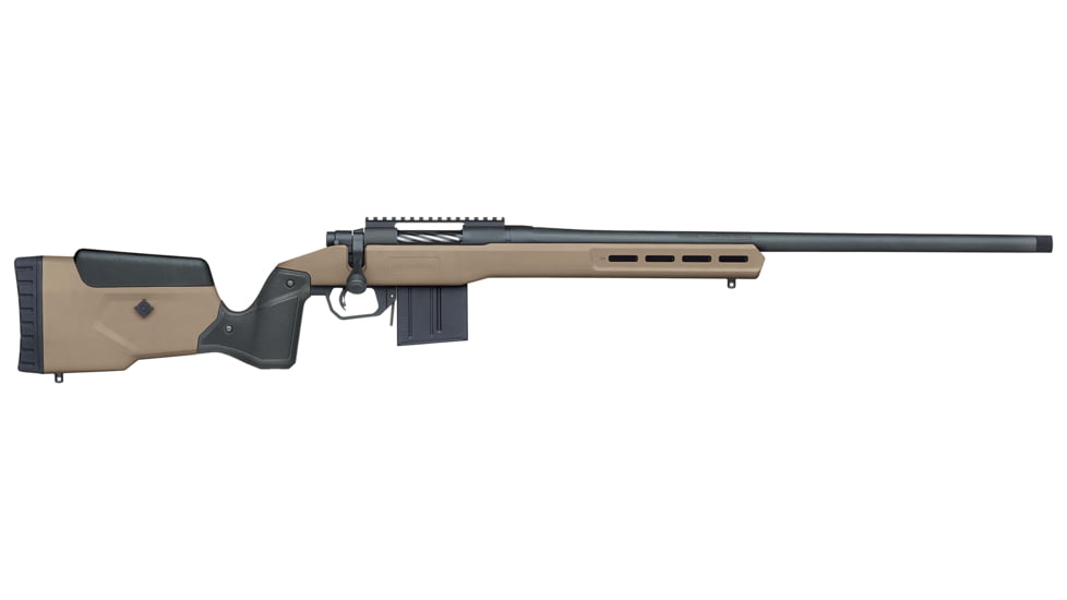 Mossberg Patriot LR Bolt Action Rifle, 6.5 PRC, 22in Threaded Barrel, 1-8, Synthetic Flat Dark Earth Stock, Blued , 10RD, 28148-FRRMPG