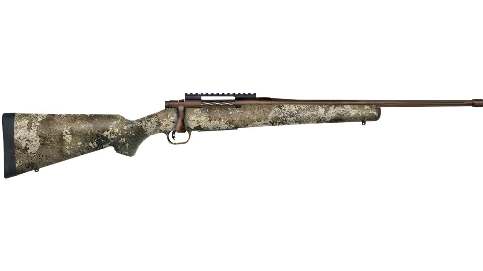 Mossberg Predator Bolt Action Rifle, .400 legend, 20in 11/16x24 TPI Barrel, 1-16, Synthetic TT-Strata Stock, Brown, 28256-FRRMPG