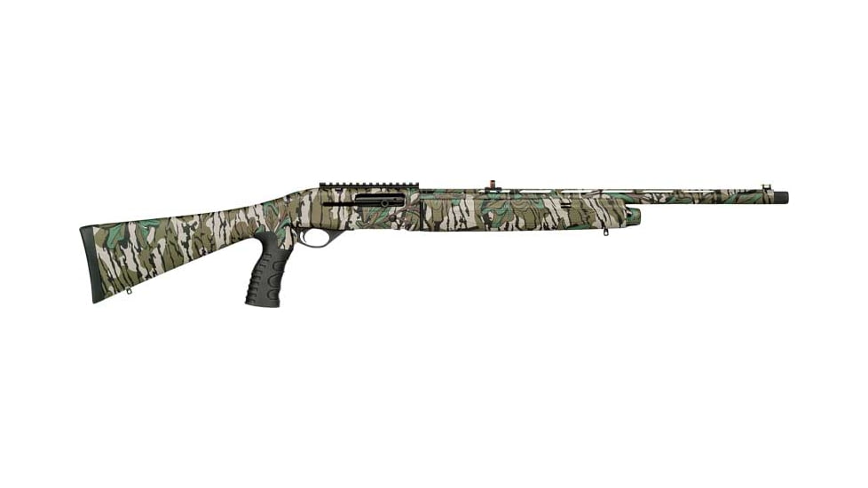 Mossberg SA-20 Turkey 3in Field Semi-Auto Shotgun, 20 Gauge, 21in BBL, Synthetic MO Greenleaf Stock, Camo Blue, 75799