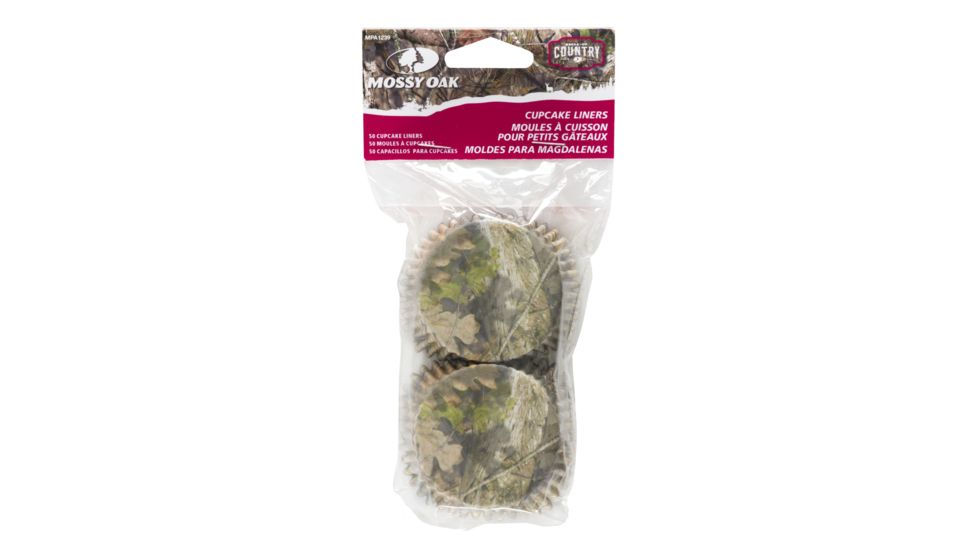 Mossy Oak Cupcakeliners,50Pk, Mossy Oak/Country/Pink MPA1239