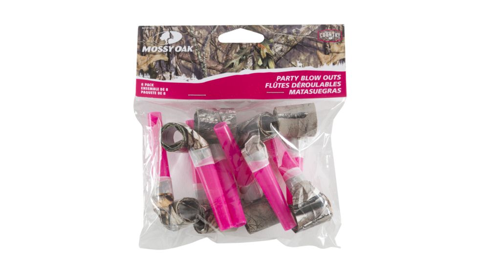 Mossy Oak Party Blow Outs,8Pk, Break Up Pink MPA1235