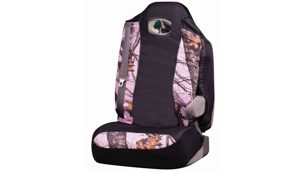 Mossy Oak Seat Cover, Universal, Air Bag Compl, Mossy Oak/Break-Up Pink MSC4418