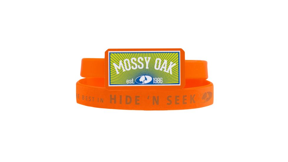 Mossy Oak Silicone Bracelets,Crosshairs,4Pk, Mossy Oak MPA1240