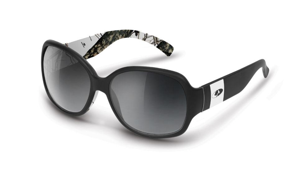 Mossy Oak Sunglass, Draw, Black/Gradient-Smoke, Bu Winter, Mossy Oak MEW2080