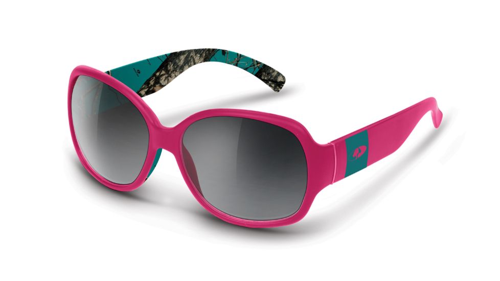 Mossy Oak Sunglass, Draw, Raspberry/Gradient-Smoke, Bu Jade, Mossy Oak MEW2081
