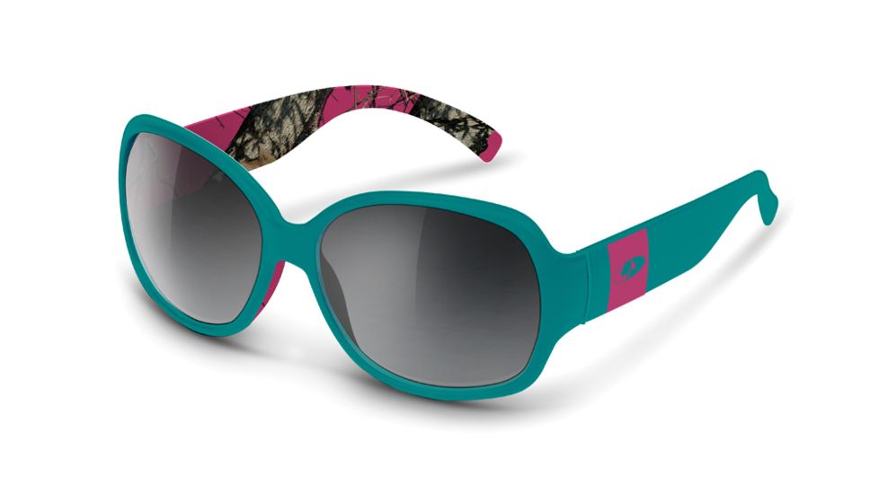 Mossy Oak Sunglass, Draw, Jade/Gradient-Smoke, Bu Raspberry, Mossy Oak MEW2082