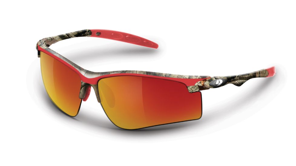 Mossy Oak Sunglass, Drop Tine, Red/Rdmr-Smoke, Infinity, Mossy Oak MEW2065