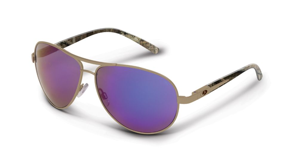 Mossy Oak Sunglass, Hull, Tan/Blmr-G15, Infinity, Mossy Oak MEW2072