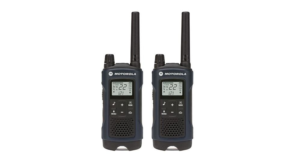 Motorola T460 Rechargeable 2 Way Radio, Pack of 2, Dark Blue, T460