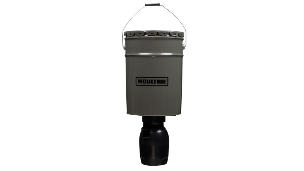 Moultrie 6.5 Gallon Directional Hanging Feeder, Grey MFG-13282