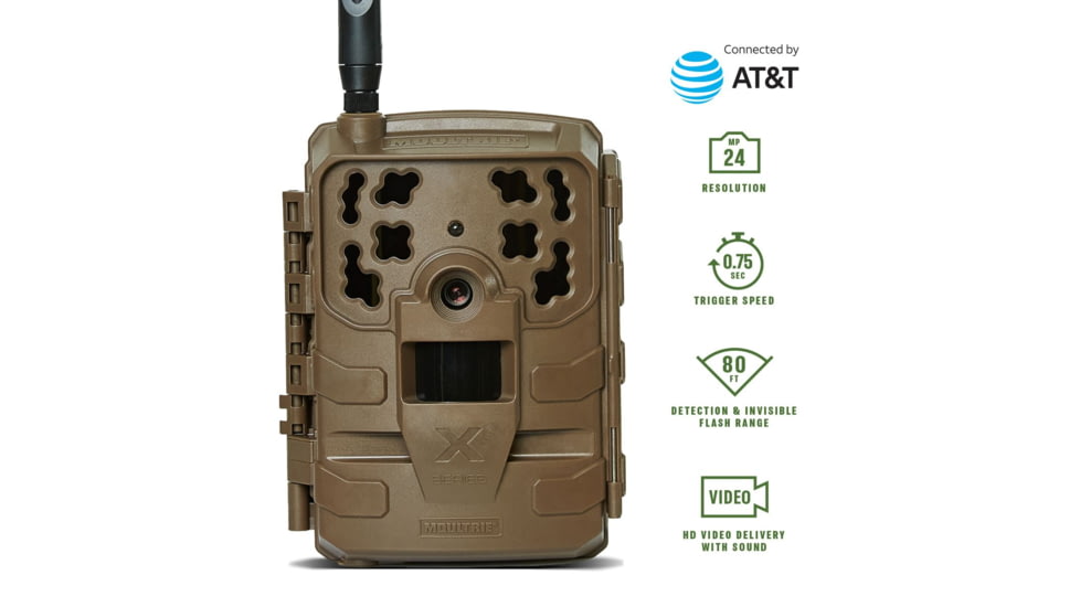 Moultrie Feeders Delta Base Cell Camera AT&amp;T, 24MP, MCG-14062