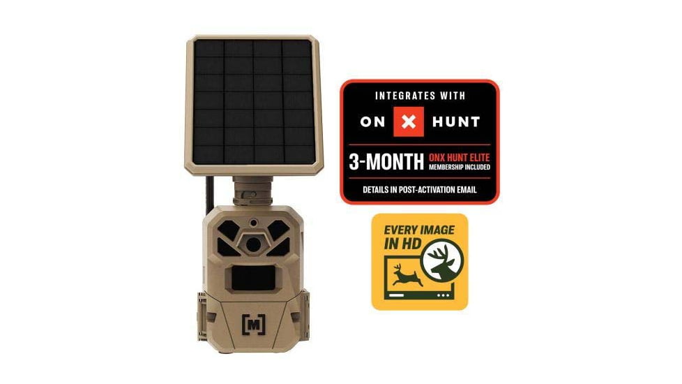 Moultrie Feeders Edge Solar Cellular Trail Camera, 40MP, Brown, MMC-14226