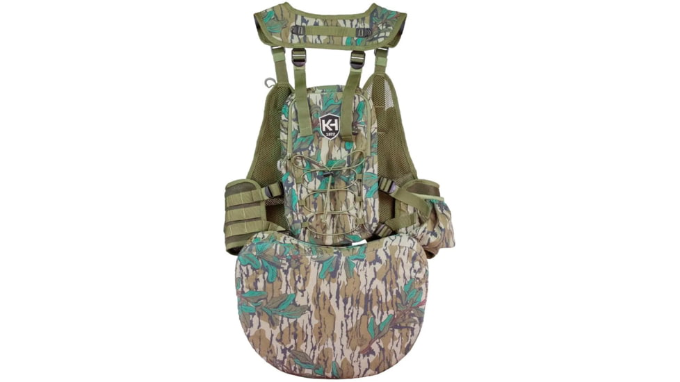 Moultrie Knight and Hale Run-N-Gun 200, Turkey Vest, Mossy Oak Greenleaf, KHT0104