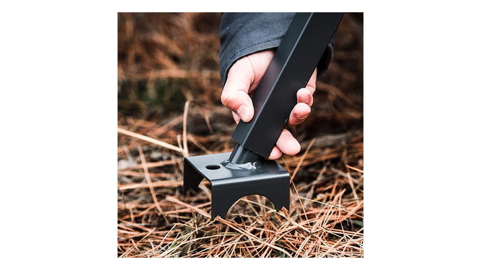 Moultrie Metal Feeder Feet - Gen 2, Black, MFA-15008