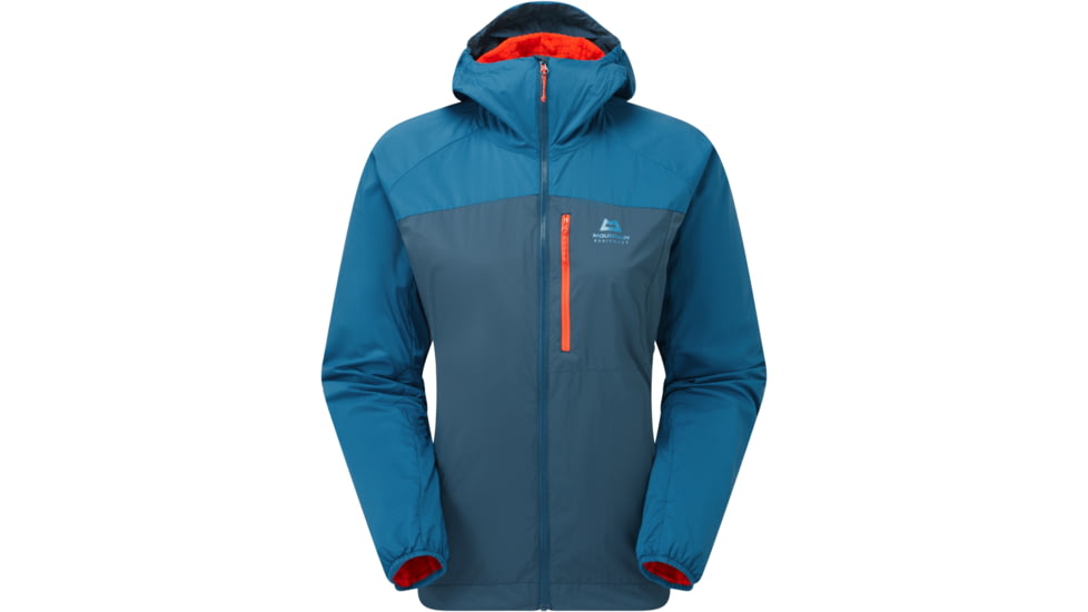 Mountain Equipment Aerotherm Jacket - Womens, Majolica/Capsicum, 10, ME-006705MC-10