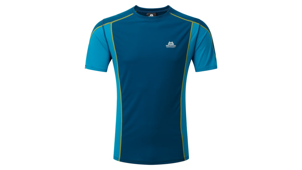 Mountain Equipment Crux Tee - Men's, Marine/Lagoon, Extra Large ME-002212-01217-XL