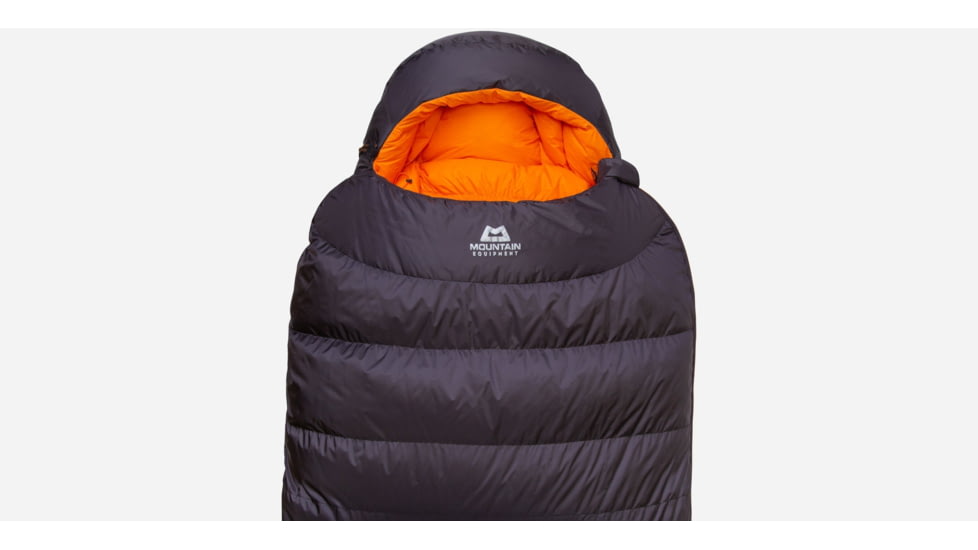 Mountain Equipment Glacier 450 Sleeping Bag, Left Zip - Mens, Obsidian, Long, ME-00675101595