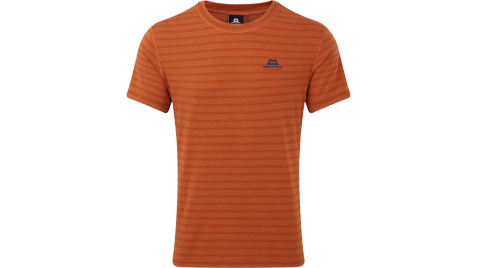 Mountain Equipment Groundup Tee - Mens, Bracken Stripe, 2XL, ME1951