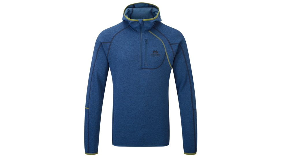 Mountain Equipment Integrity Hooded Zip Tee - Men's, Marine, Large ME-001124-01201-L