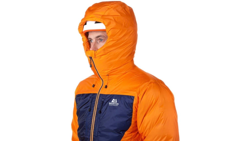 Mountain Equipment Kryos Jacket - Mens, Mango/Medieval, Extra Large, ME-004487-ME-01618-XL