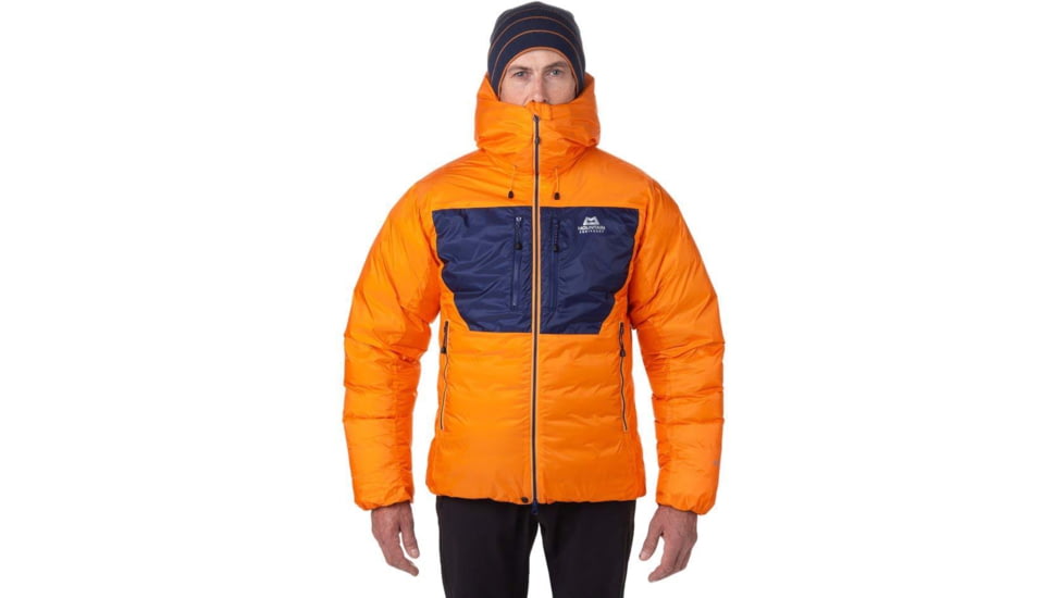 Mountain Equipment Kryos Jacket - Mens, Mango/Medieval, Extra Large, ME-004487-ME-01618-XL