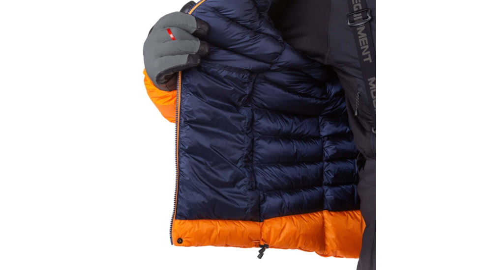Mountain Equipment Kryos Jacket - Mens, Mango/Medieval, Extra Large, ME-004487-ME-01618-XL