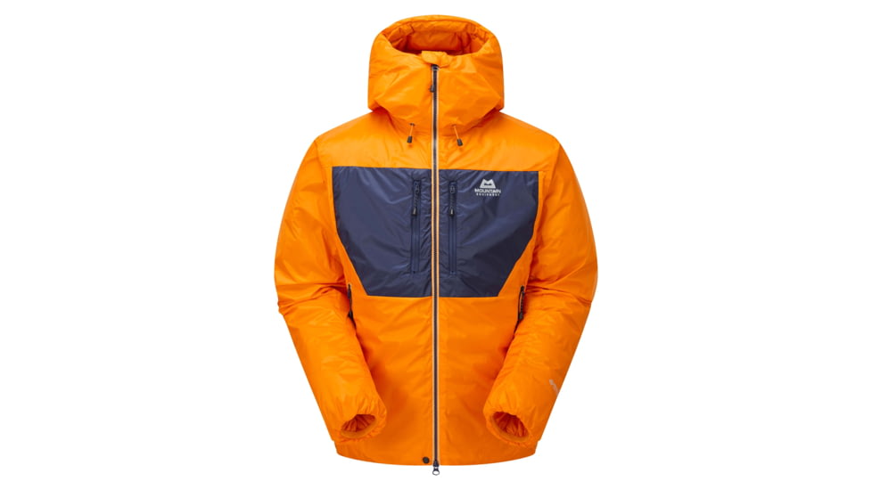 Mountain Equipment Kryos Jacket - Men's, Mango/Medieval, Extra Large, ME-004487-ME-01618-XL