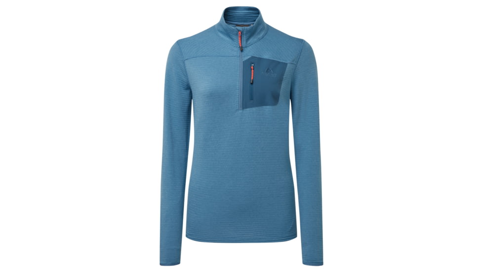 Mountain Equipment Lumiko Zip Shirt - Womens, Stellar/Majolica, 16, 01850Stellar/Maj-16