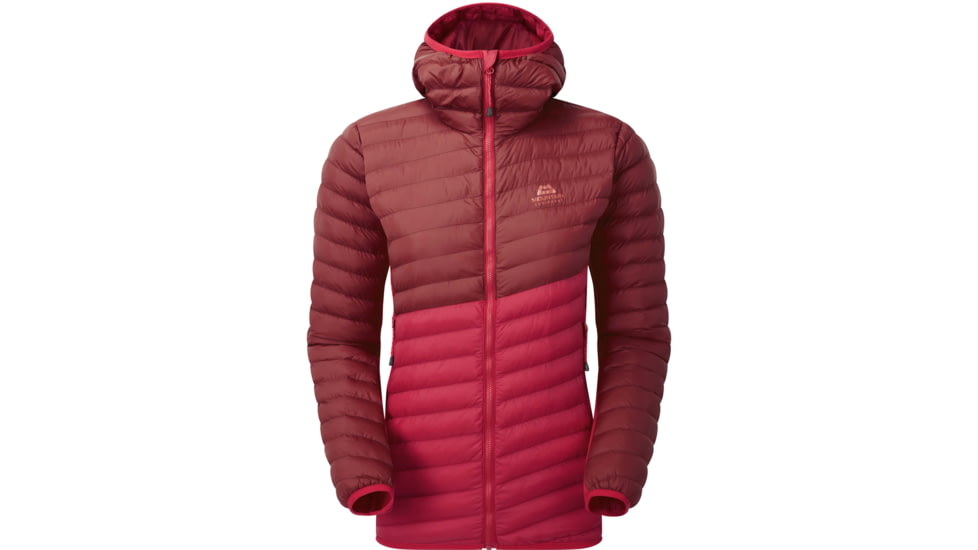 Mountain Equipment Particle Hooded Jacket - Womens, Capsicum/TibetanRed, 14, ME-006482-14-Ca-TiR