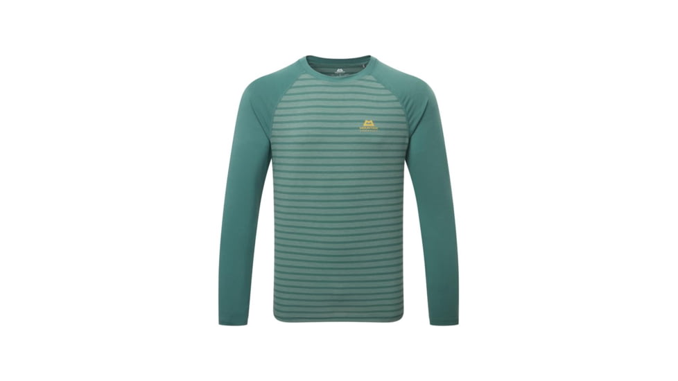 Mountain Equipment Redline LS Tee - Men's, Fern Stripe/Fern, Medium, 01828 Fern Stripe/FernM